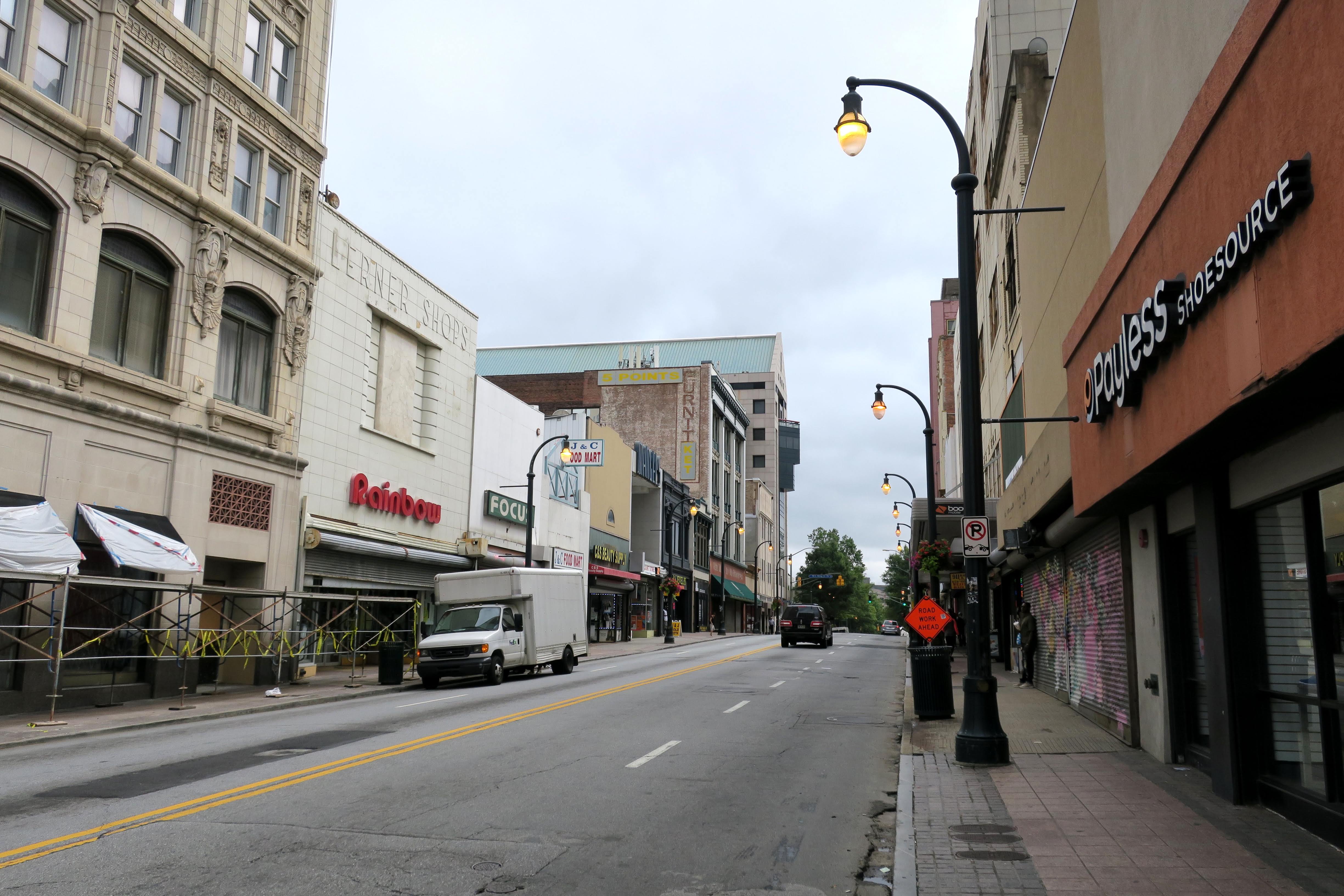 Whitehall Street Retail Historic District listed on the National Register